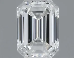 0.3ct EMERALD F VS2 Natural diamond