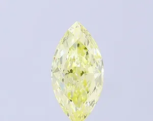 1.52ct MARQUISE Fancy Yellow VVS2 Coloured Lab diamond