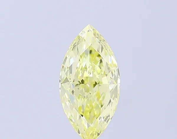 1.52ct MARQUISE Fancy Yellow VVS2 Coloured Lab diamond