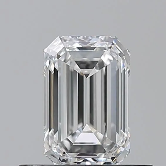 0.56ct EMERALD F VVS2 Natural diamond