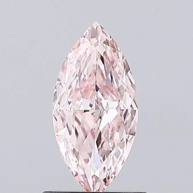 1.00ct MARQUISE Fancy Intense Pink VS1 Coloured Lab diamond