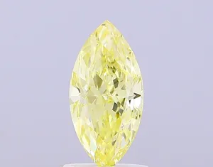 1.03ct MARQUISE Fancy Intense Yellow VS1 Coloured Lab diamond