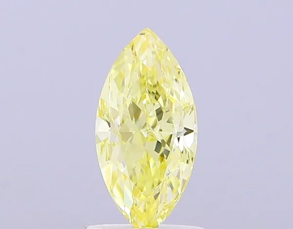 1.03ct MARQUISE Fancy Intense Yellow VS1 Coloured Lab diamond