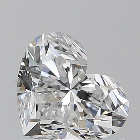 0.8ct HEART F IF Natural diamond