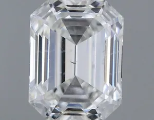 0.42ct EMERALD F SI2 Natural diamond