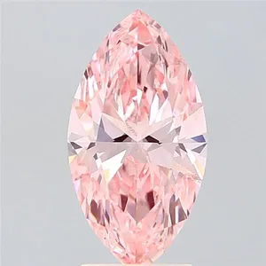 2.03ct MARQUISE Fancy Vivid Pink VS1 Coloured Lab diamond