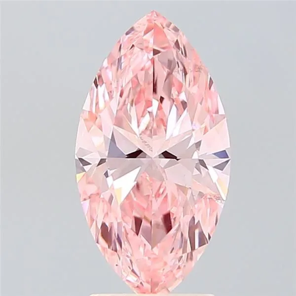 2.03ct MARQUISE Fancy Vivid Pink VS1 Coloured Lab diamond