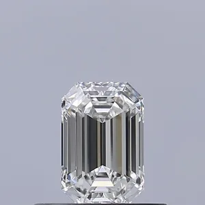 0.42ct EMERALD F IF Natural diamond