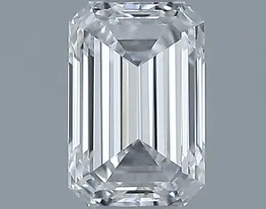 0.38ct EMERALD F VS1 Natural diamond