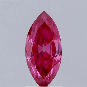 0.89ct MARQUISE Fancy Vivid Pink VS2 Coloured Lab diamond