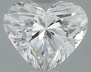 0.71ct HEART F VVS2 Natural diamond