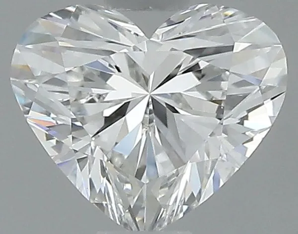 0.71ct HEART F VVS2 Natural diamond