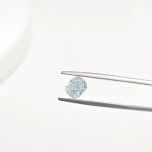 1.13ct CUSHION Fancy Light Blue VVS2 Coloured Lab diamond