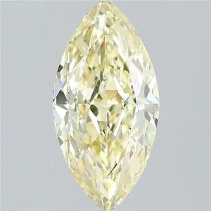2.1ct MARQUISE Fancy Yellow VS1 Coloured Lab diamond