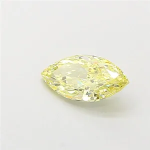 1.03ct MARQUISE Fancy Yellow VS1 Coloured Lab diamond