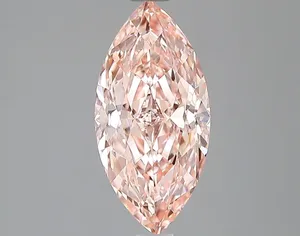 1.57ct MARQUISE Fancy Vivid Pink VVS1 Coloured Lab diamond
