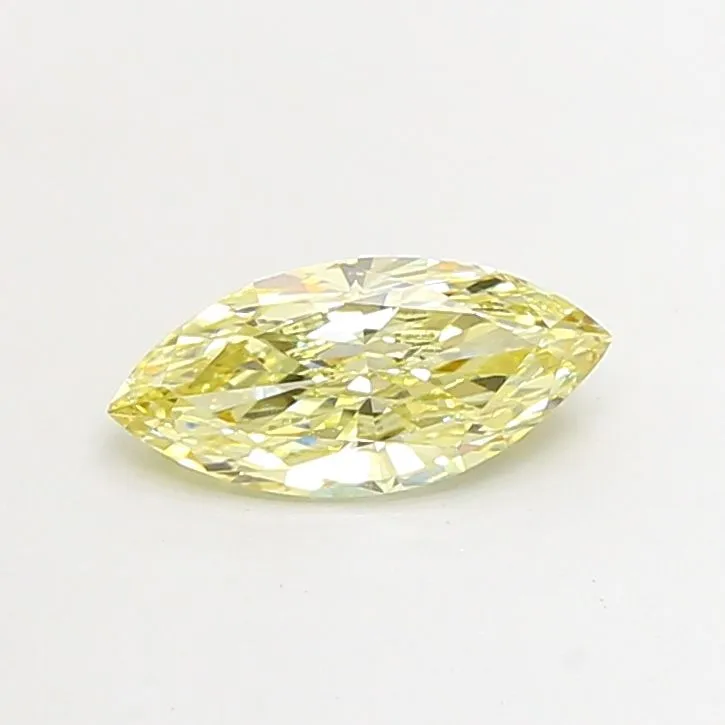 1.14ct MARQUISE Fancy Yellow VS1 Coloured Lab diamond