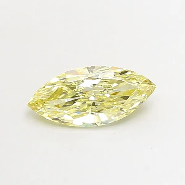 1.14ct MARQUISE Fancy Yellow VS1 Coloured Lab diamond