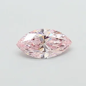 1.02ct MARQUISE Fancy Pink VVS2 Coloured Lab diamond
