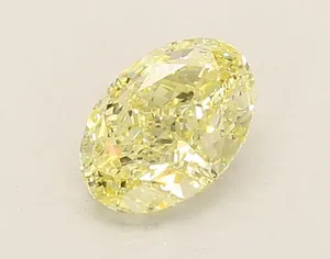 1.04ct OVAL Fancy Yellow VS1 Coloured Lab diamond