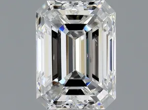 0.6ct EMERALD F VS2 Natural diamond