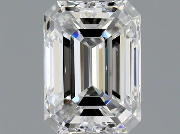 0.6ct EMERALD F VS2 Natural diamond
