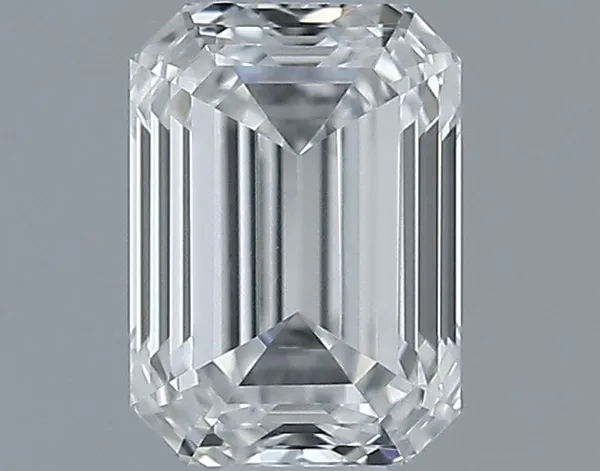 0.45ct EMERALD F VS1 Natural diamond