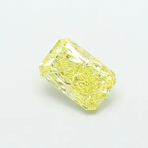 1.06ct RADIANT Fancy Intense Yellow VS2 Coloured Lab diamond
