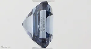 0.53ct EMERALD Fancy Vivid Blue VVS1 Coloured Lab diamond