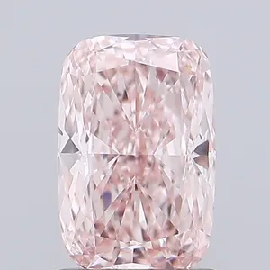 1.09ct CUSHION Fancy Pink VVS2 Coloured Lab diamond