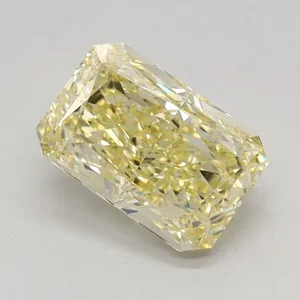 1.13ct RADIANT Fancy Intense Yellow VS1 Coloured Lab diamond