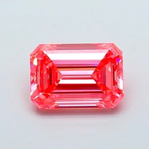 1.17ct EMERALD Fancy Vivid Pink VVS1 Coloured Lab diamond