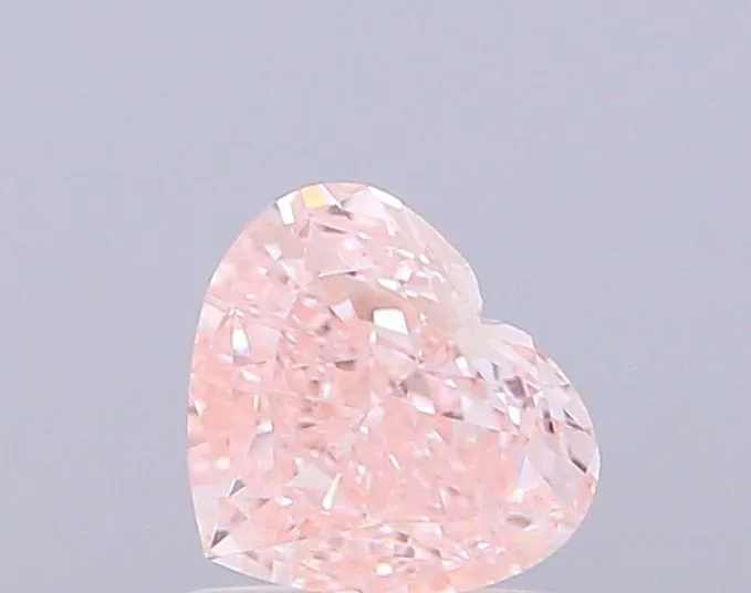 1.00ct HEART Fancy Intense Pink VVS2 Coloured Lab diamond