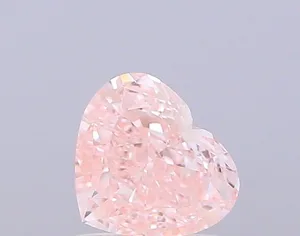 1ct HEART Fancy Intense Pink VVS2 Coloured Lab diamond