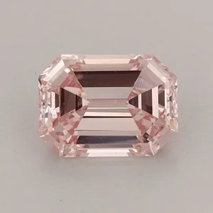 1.03ct EMERALD Fancy Intense Pink VS2 Coloured Lab diamond