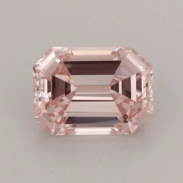 1.03ct EMERALD Fancy Intense Pink VS2 Coloured Lab diamond