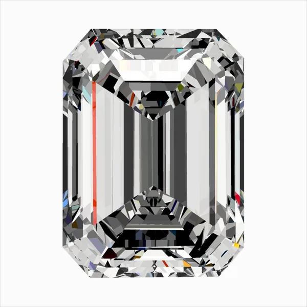 0.46ct EMERALD H VVS1 Natural diamond