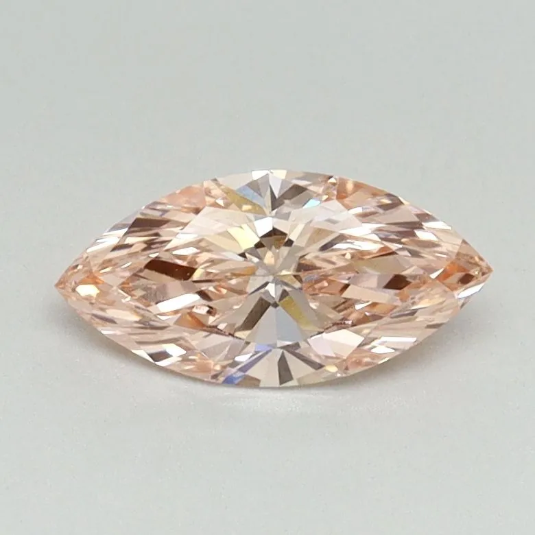 0.54ct MARQUISE Fancy Intense Pink VS1 Coloured Lab diamond