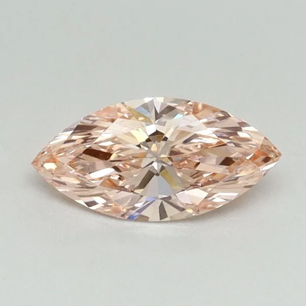 0.54ct MARQUISE Fancy Intense Pink VS1 Coloured Lab diamond