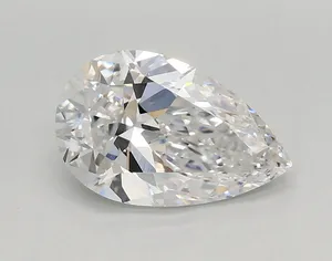 0.86ct PEAR D VVS1 Lab diamond