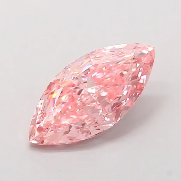 2.52ct MARQUISE Fancy Vivid Pink VS1 Coloured Lab diamond