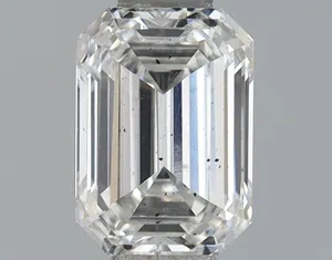 0.72ct EMERALD F SI1 Lab diamond