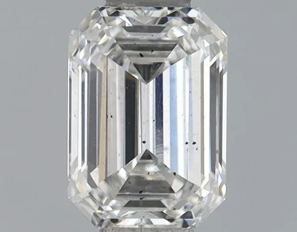 0.72ct EMERALD F SI1 Lab diamond