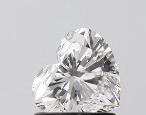 1.04ct HEART F VVS1 Lab diamond