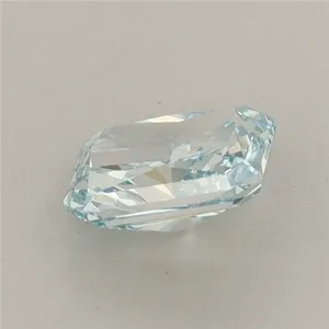 1.03ct RADIANT Fancy Vivid Greenish Blue VVS2 Coloured Lab diamond