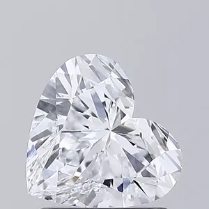 1.08ct HEART D VVS1 Lab diamond