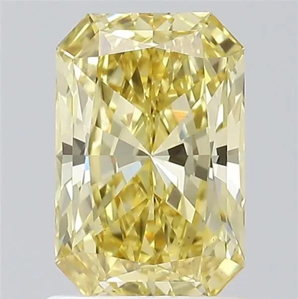 1.09ct RADIANT Fancy Intense Yellow VS1 Coloured Lab diamond