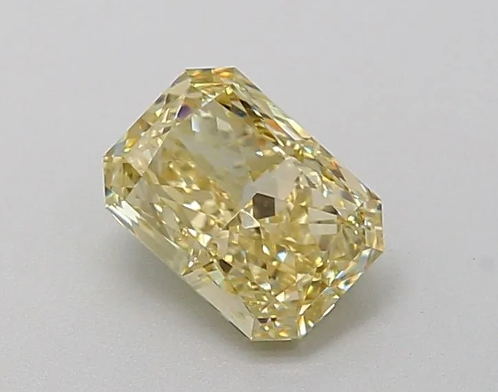 1.11ct RADIANT Fancy Yellow VVS2 Coloured Lab diamond