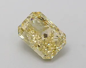 1.11ct RADIANT Fancy Yellow VVS2 Coloured Lab diamond