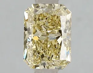 1.09ct RADIANT Fancy Intense Yellow VVS2 Coloured Lab diamond